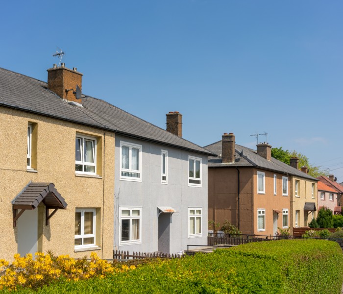 Header image - houses on a street