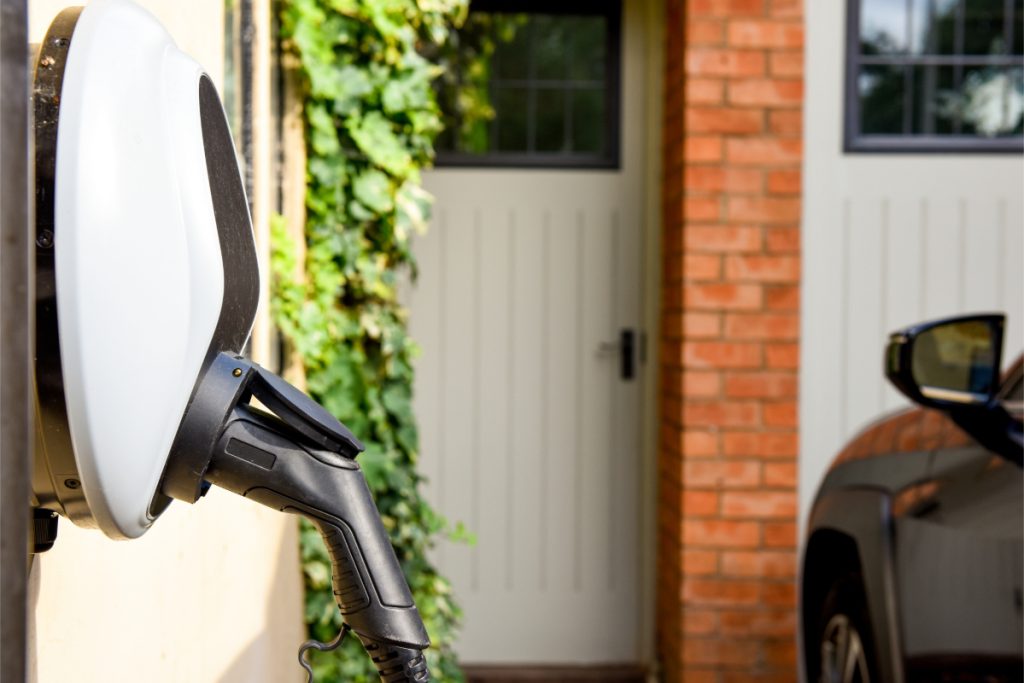 a home ev charging point