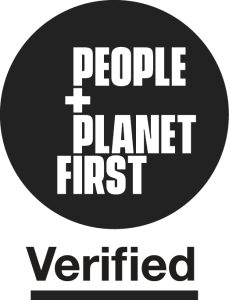 People and Planet First verified badge