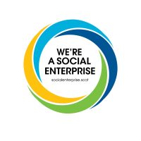 Social Enterprise Scotland logo with We're a Social Enterprise text