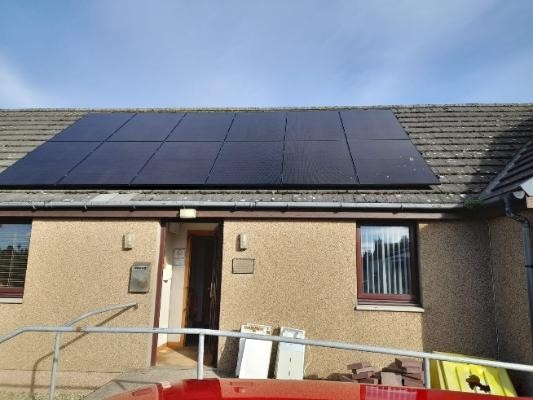 Exterior of the Caithness mental health support group building